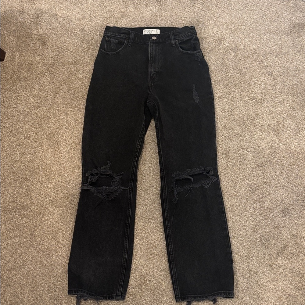 Abercrombie & Fitch Black High Rise Jeans